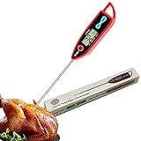 FOXLVDA Instant Read Food Thermometer for Kitchen Cooking,Baking,Candy Making Water...